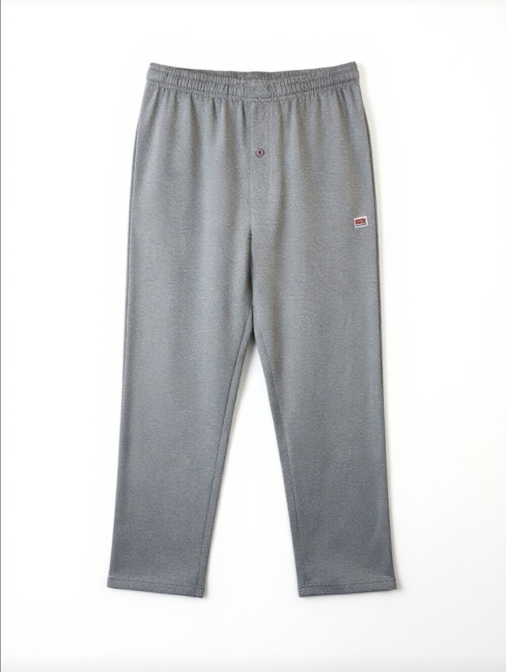 Wrangler Men's Large (36-38) Heather Gray Knit Lounge Pajama Pants Single Button